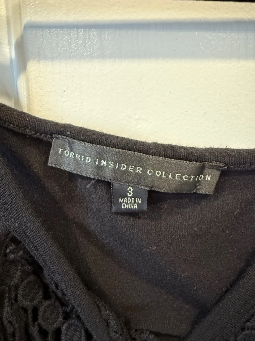 torrid Black Crochet-Back Tank Bodysuit - Picture 4 of 4